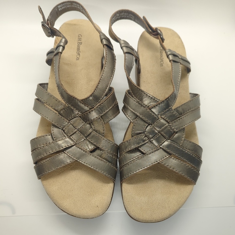 G H Bass & Co Open Toe Women's Sandals Kittery‎ Size 9
